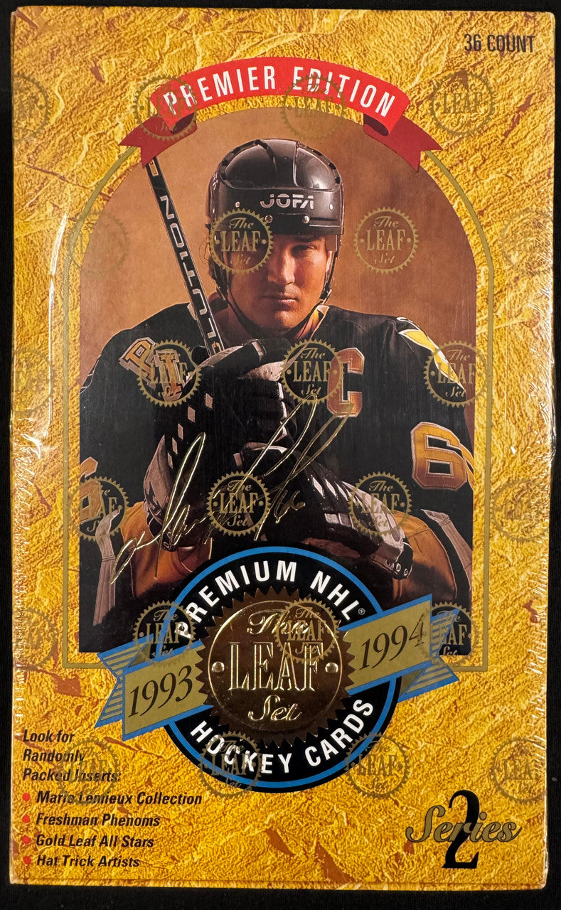 1993/94 Leaf Hockey Series 2 Wax Box Factory Sealed