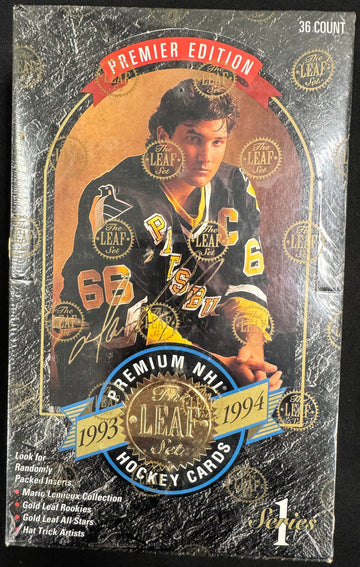 1993/94 Leaf Hockey Series 1 Wax Box Factory Sealed
