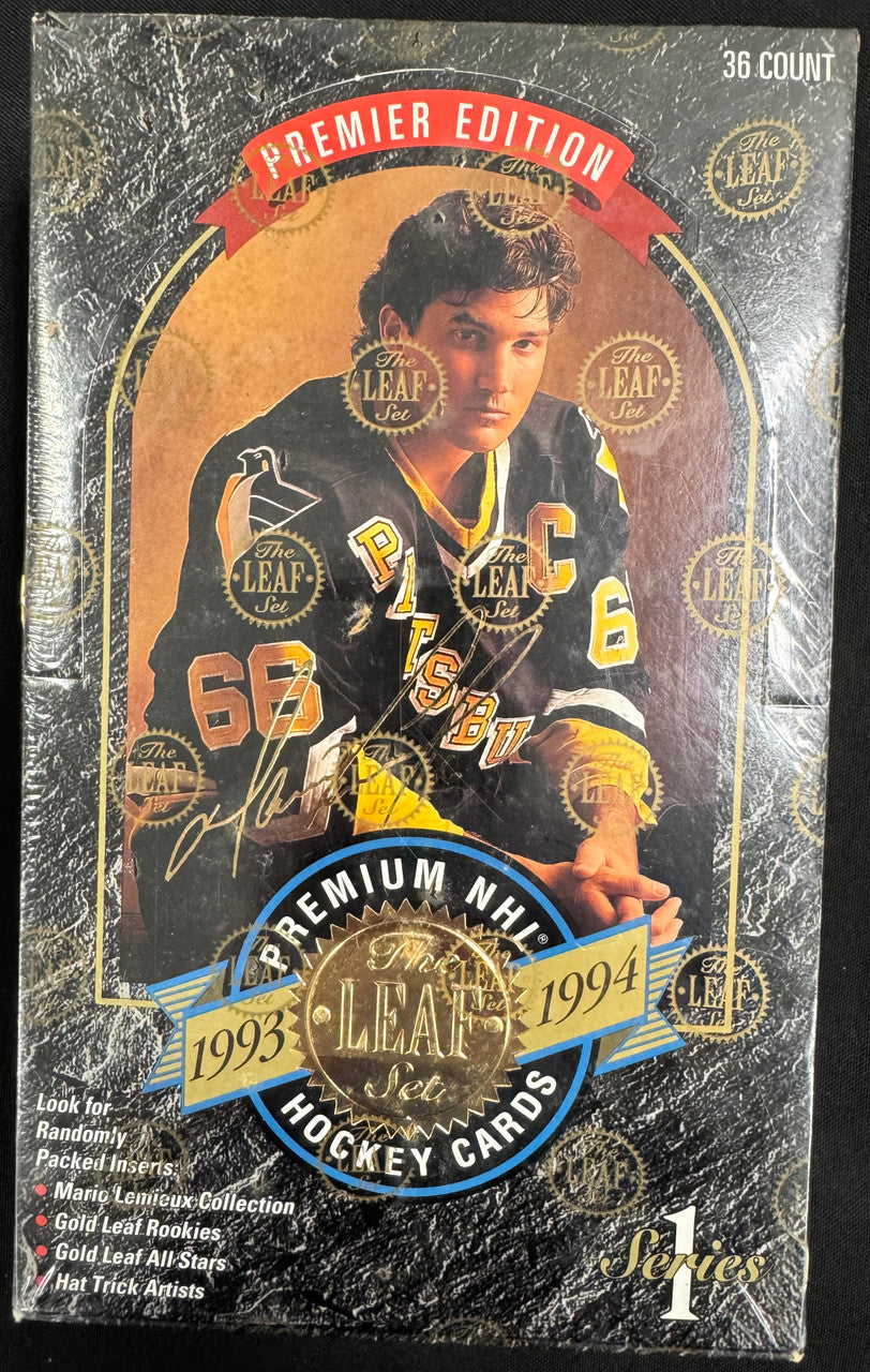 1993/94 Leaf Hockey Series 1 Wax Box Factory Sealed