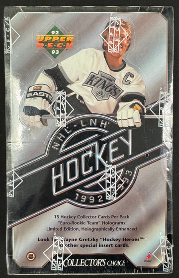 1992/93 Upper Deck Hockey Wax Box Factory Sealed