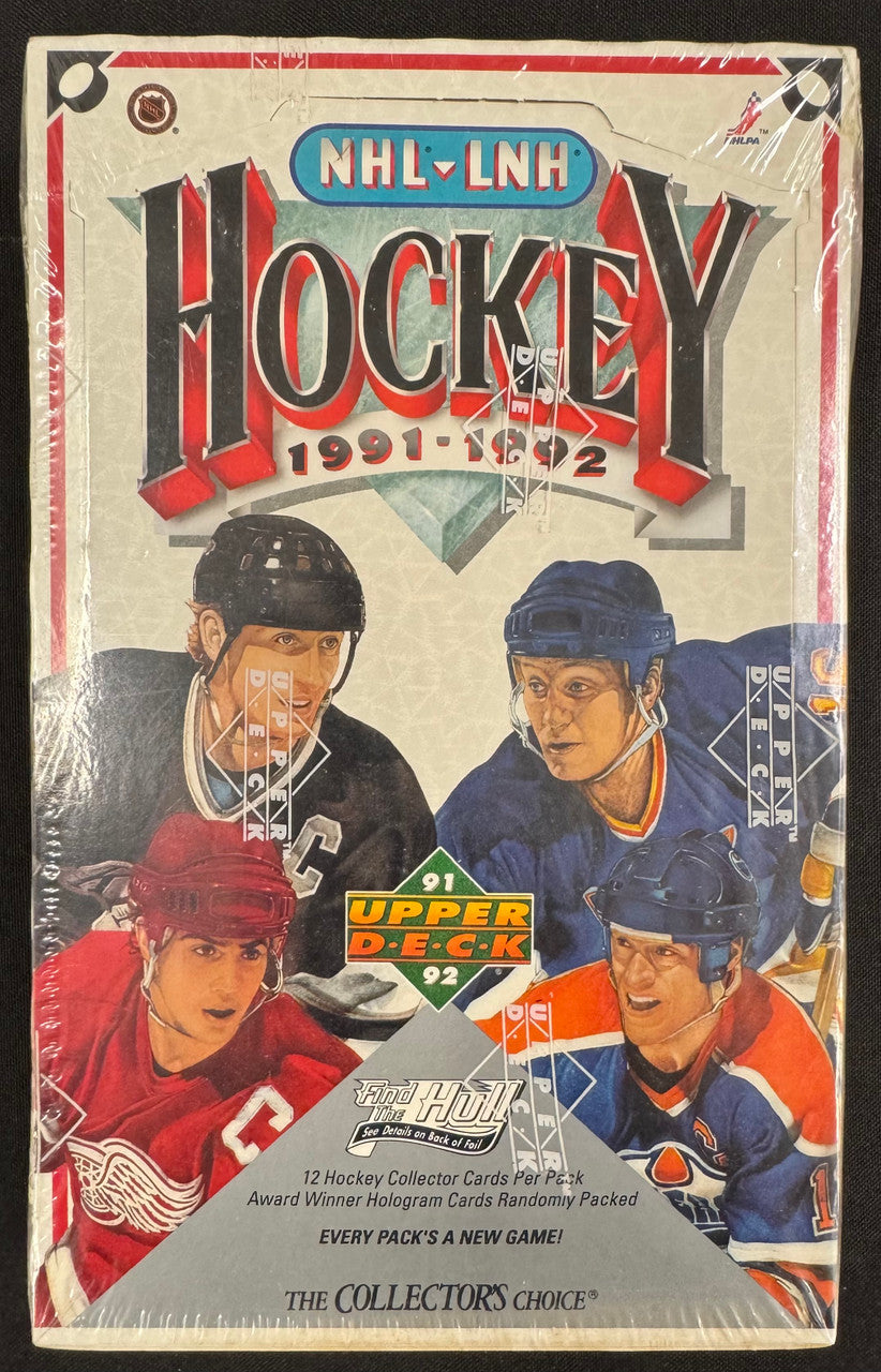 1991/92 Upper Deck Hockey Wax Box Factory Sealed