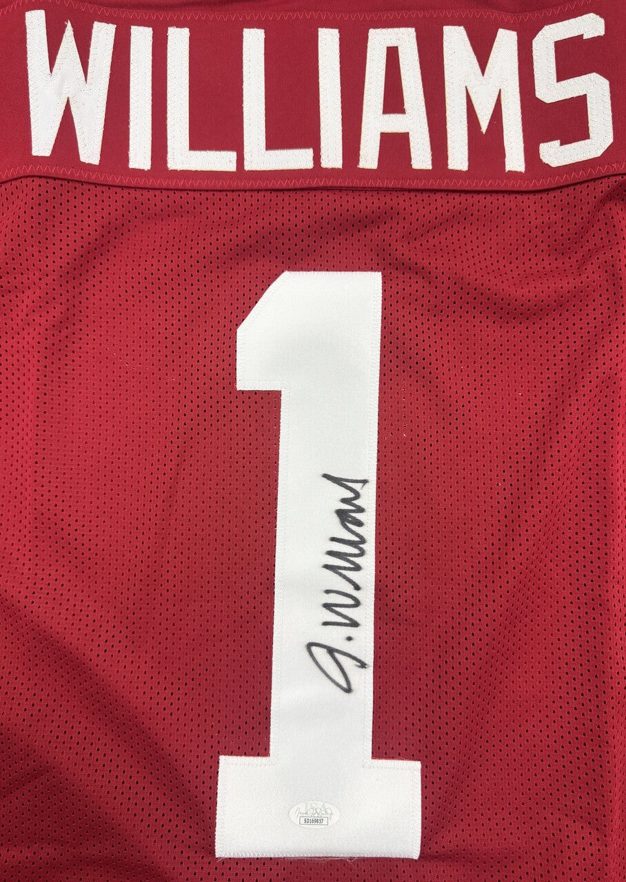 Jameson Williams Signed Autographed Custom Alabama Jersey JSA