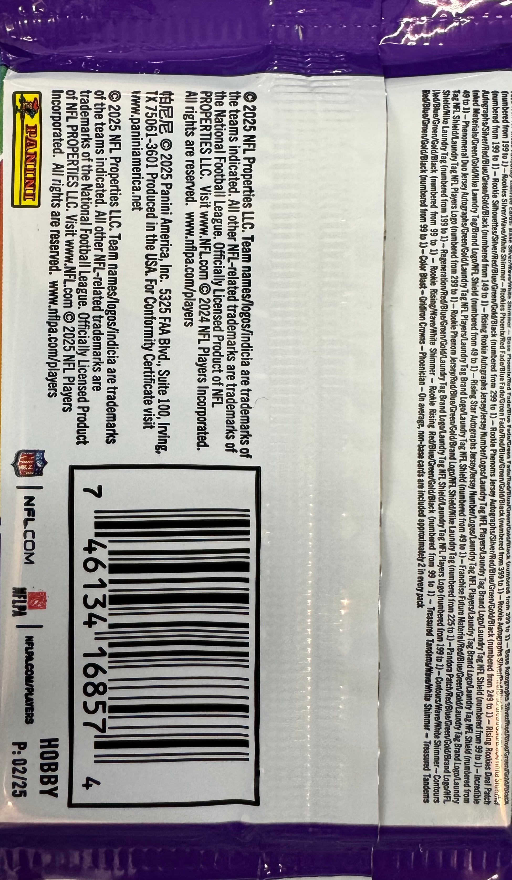 2024 Panini Phoenix Football Hobby PACK