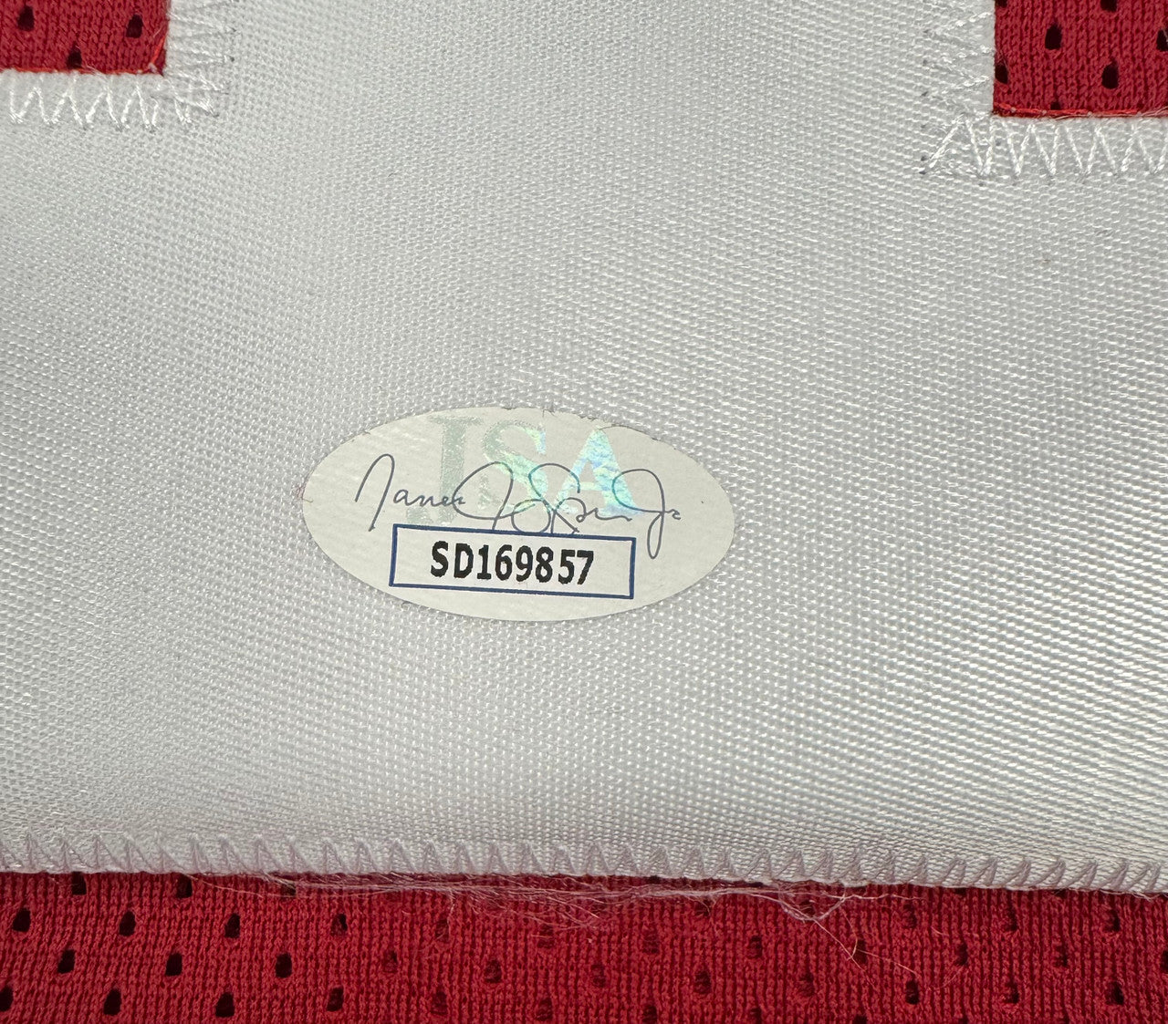 Jameson Williams Signed Autographed Custom Alabama Jersey JSA
