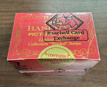 1984 Topps Traded Tiffany Complete Factory Set BBCE Wrapped Sealed Tape Intact