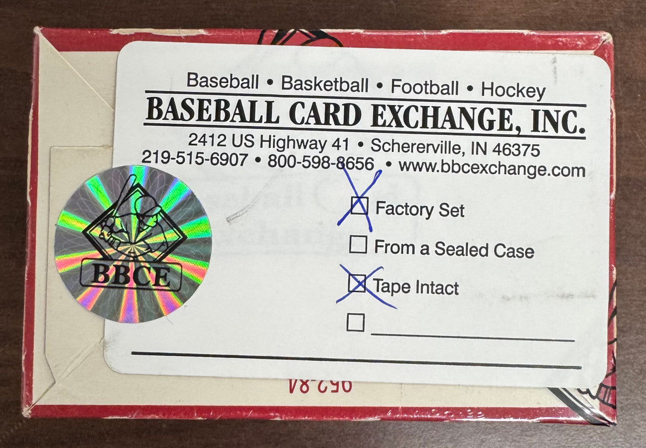 1984 Topps Traded Tiffany Complete Factory Set BBCE Wrapped Sealed Tape Intact