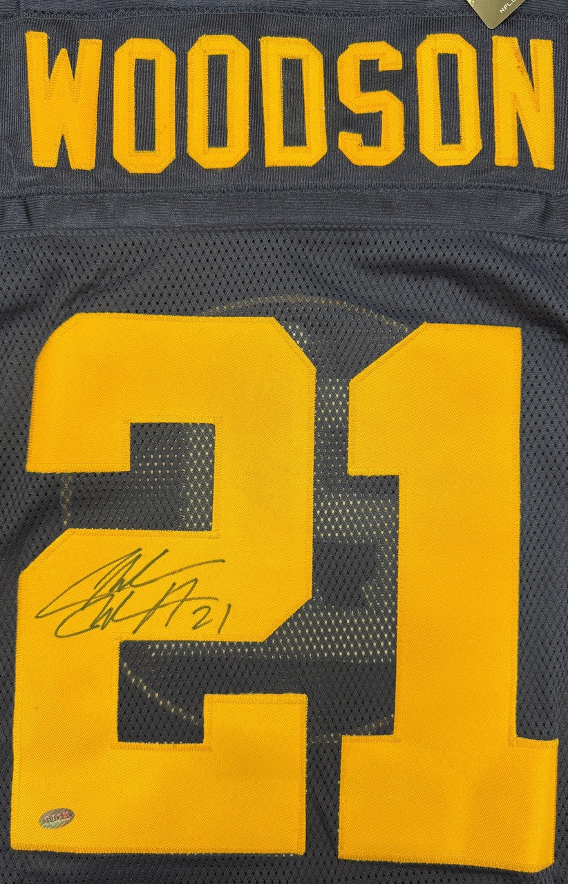 Charles Woodson Signed Autographed Authentic Reebok Throwback Packers Jersey GT