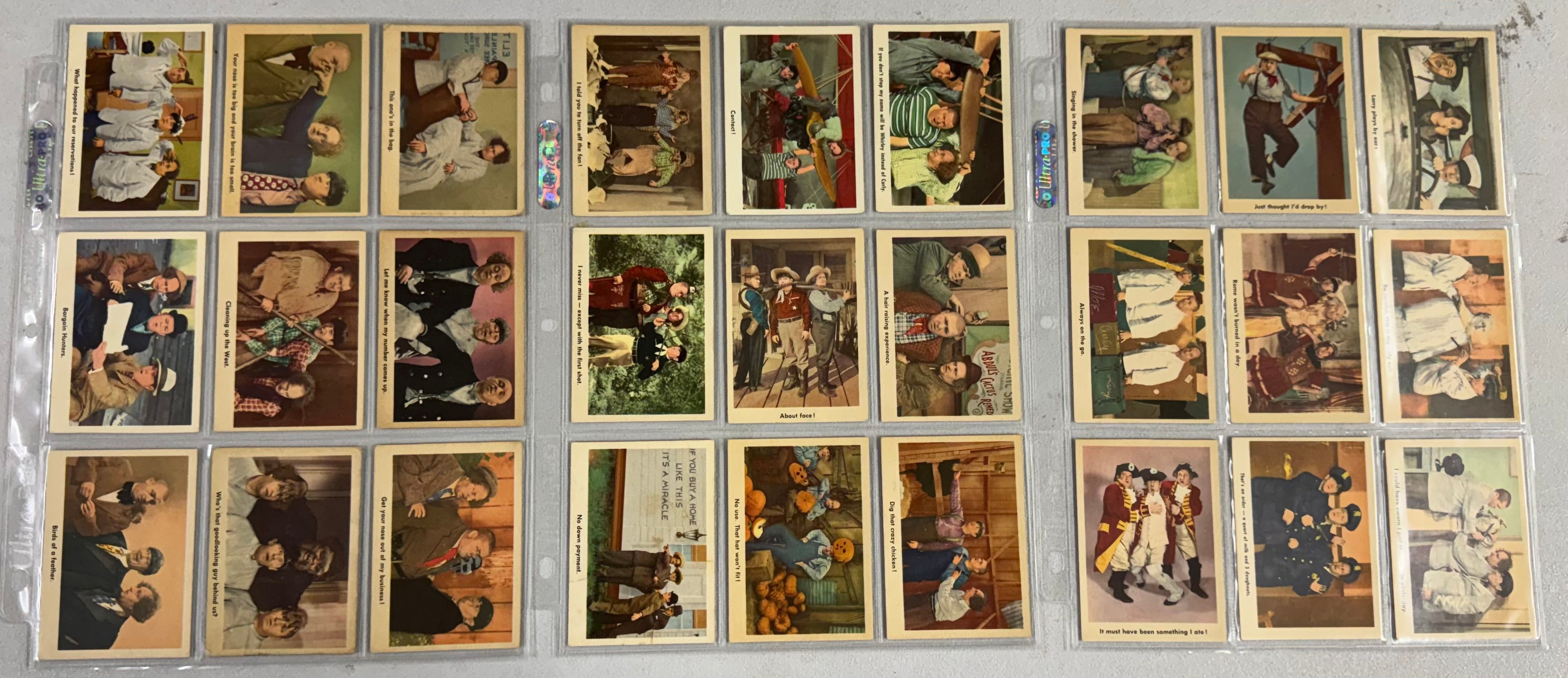 1959 Fleer The 3 Stooges Complete Set 96/96 VG-EX
