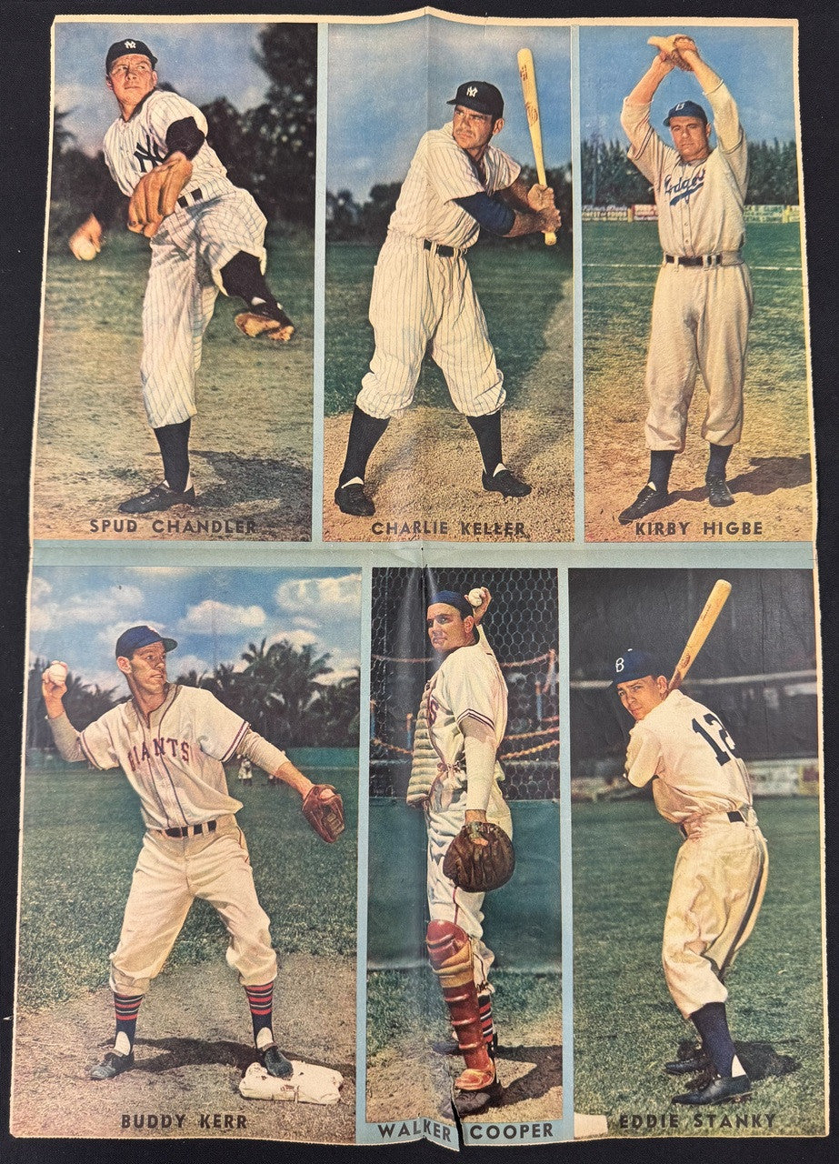 1946-47 Sunday News Baseball Pictures Lot Jackie Robinson Rookie Year