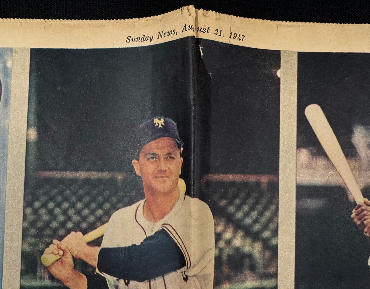 1946-47 Sunday News Baseball Pictures Lot Jackie Robinson Rookie Year