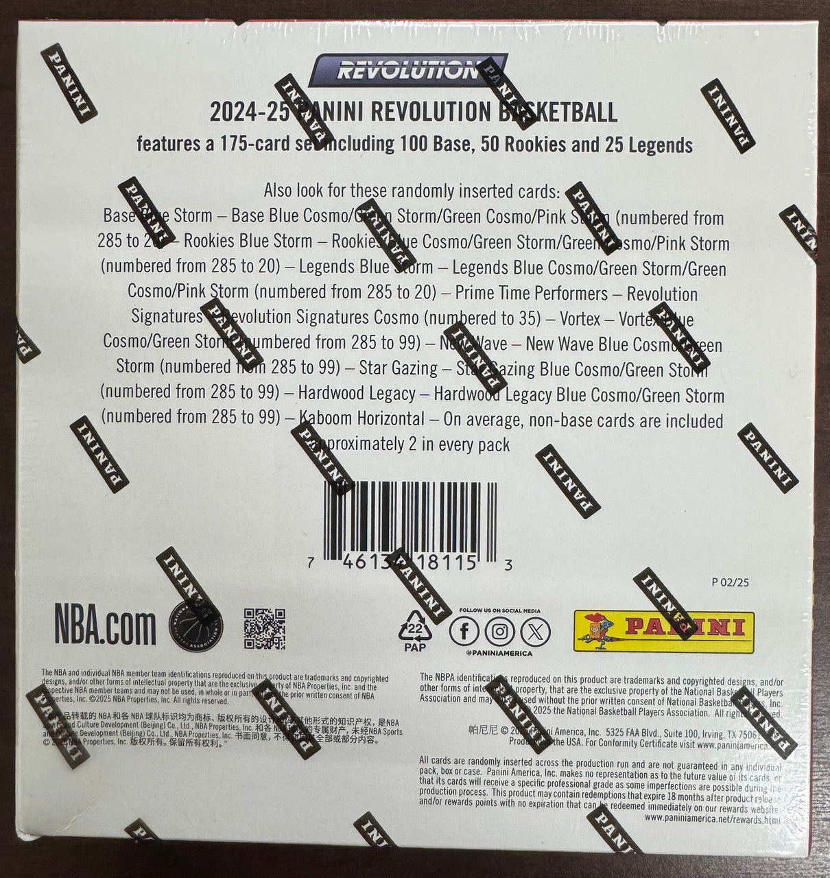 2024/25 Panini Revolution Basketball Mega Box