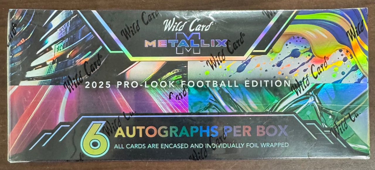 2025 Wild Card Metallix Pro-Look Football Hobby Box