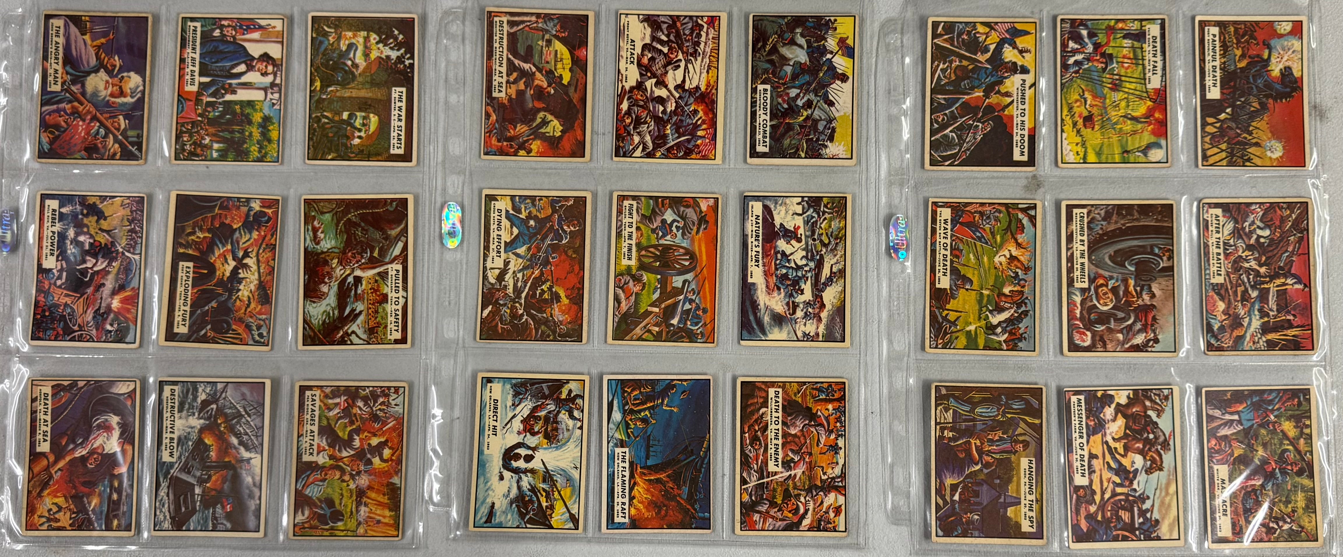 1962 Topps Civil War News Complete Card Set (88/88) VG-EX