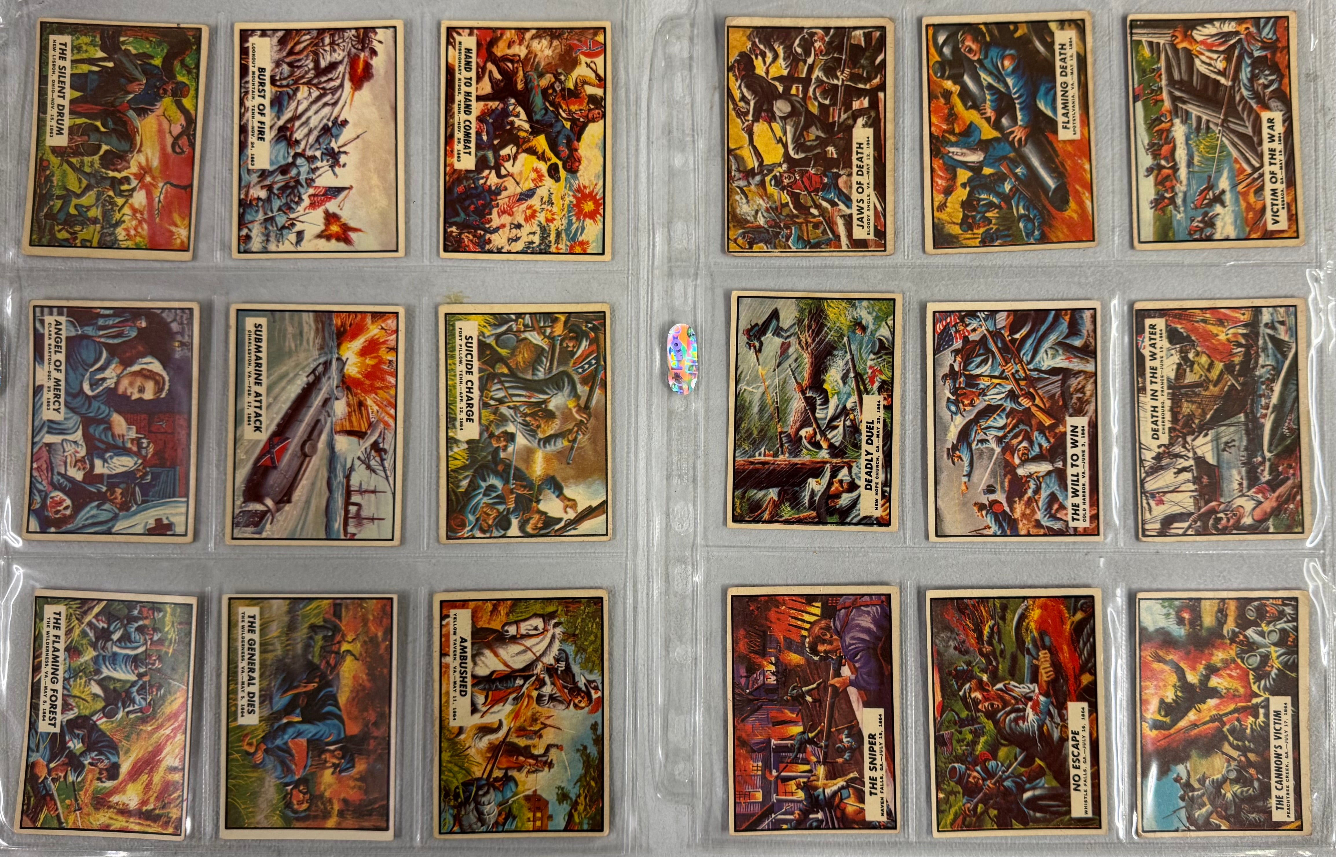 1962 Topps Civil War News Complete Card Set (88/88) VG-EX