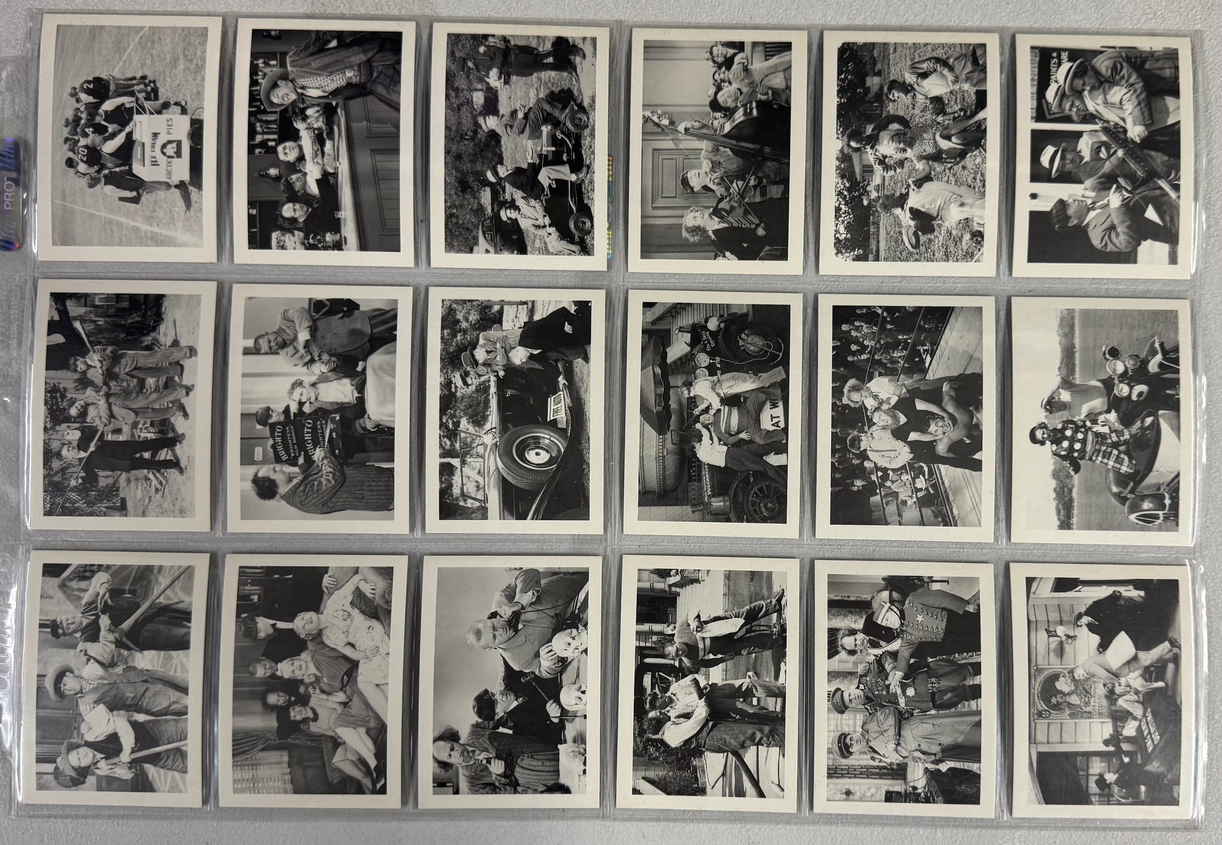1985/89 FTCC The Three Stooges Series 1-2 Complete Card Sets w/ Stickers EX-MT