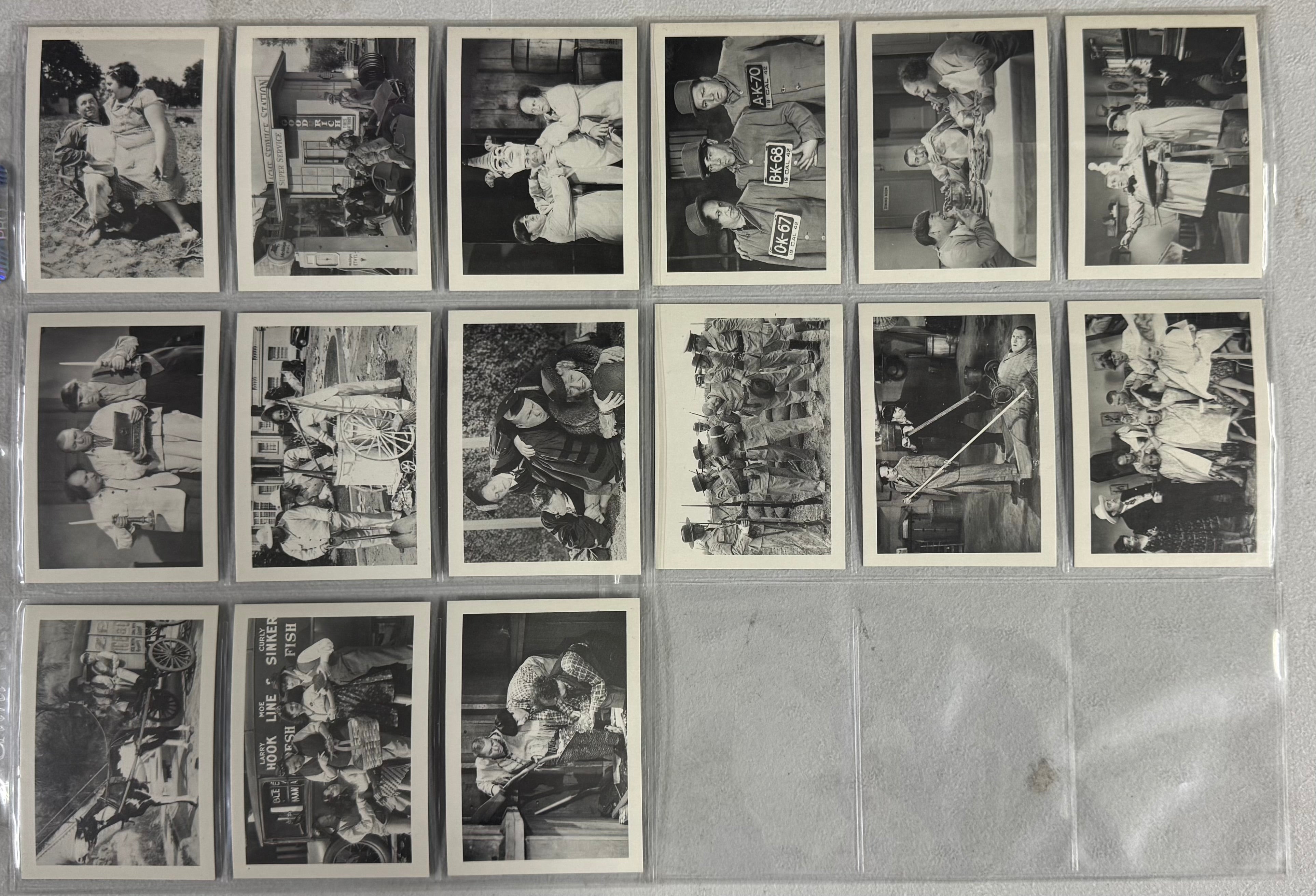 1985/89 FTCC The Three Stooges Series 1-2 Complete Card Sets w/ Stickers EX-MT