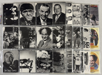 1997 DuoCards The Three Stooges Complete Card Set (72/72) w/ Inserts (3/3)