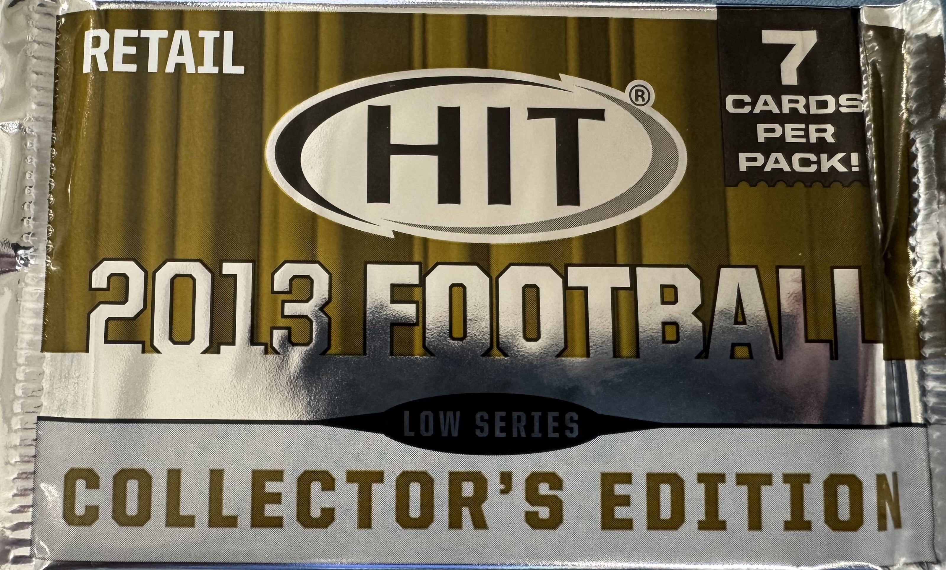 2013 Sage Hit Football Low Series Collector's Edition Retail Pack