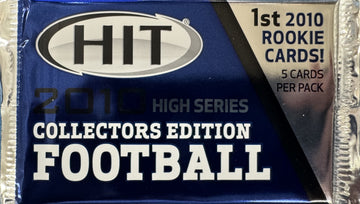 2010 Sage Hit Football High Series Collectors Edition Retail Pack