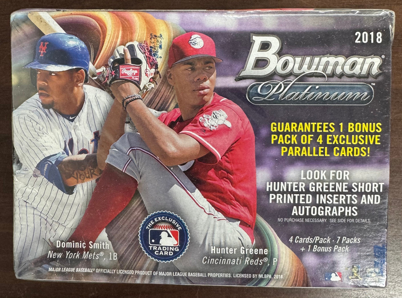2018 Bowman Platinum Baseball Blaster Box Factory Sealed
