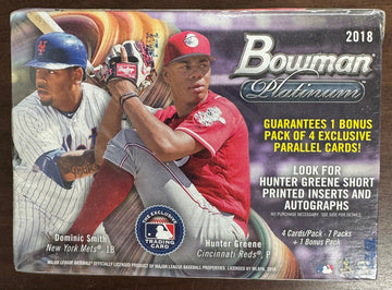 2018 Bowman Platinum Baseball Blaster Box Factory Sealed