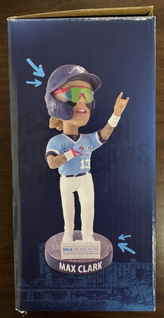 Max Clark West Michigan Whitecaps Prospect Bobblehead Stadium Giveaway w/ Box