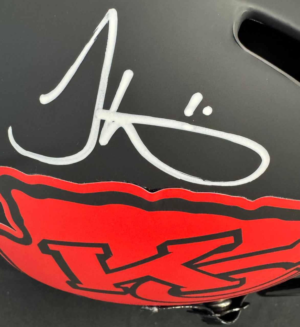 Tyreek Hill Signed Autographed Chiefs Eclipse Rep FS Helmet Beckett