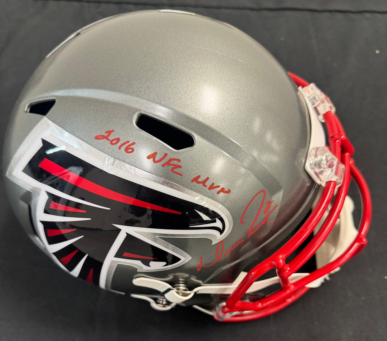 Matt Ryan Signed Autographed Inscribed Falcons Rep FS Helmet Beckett