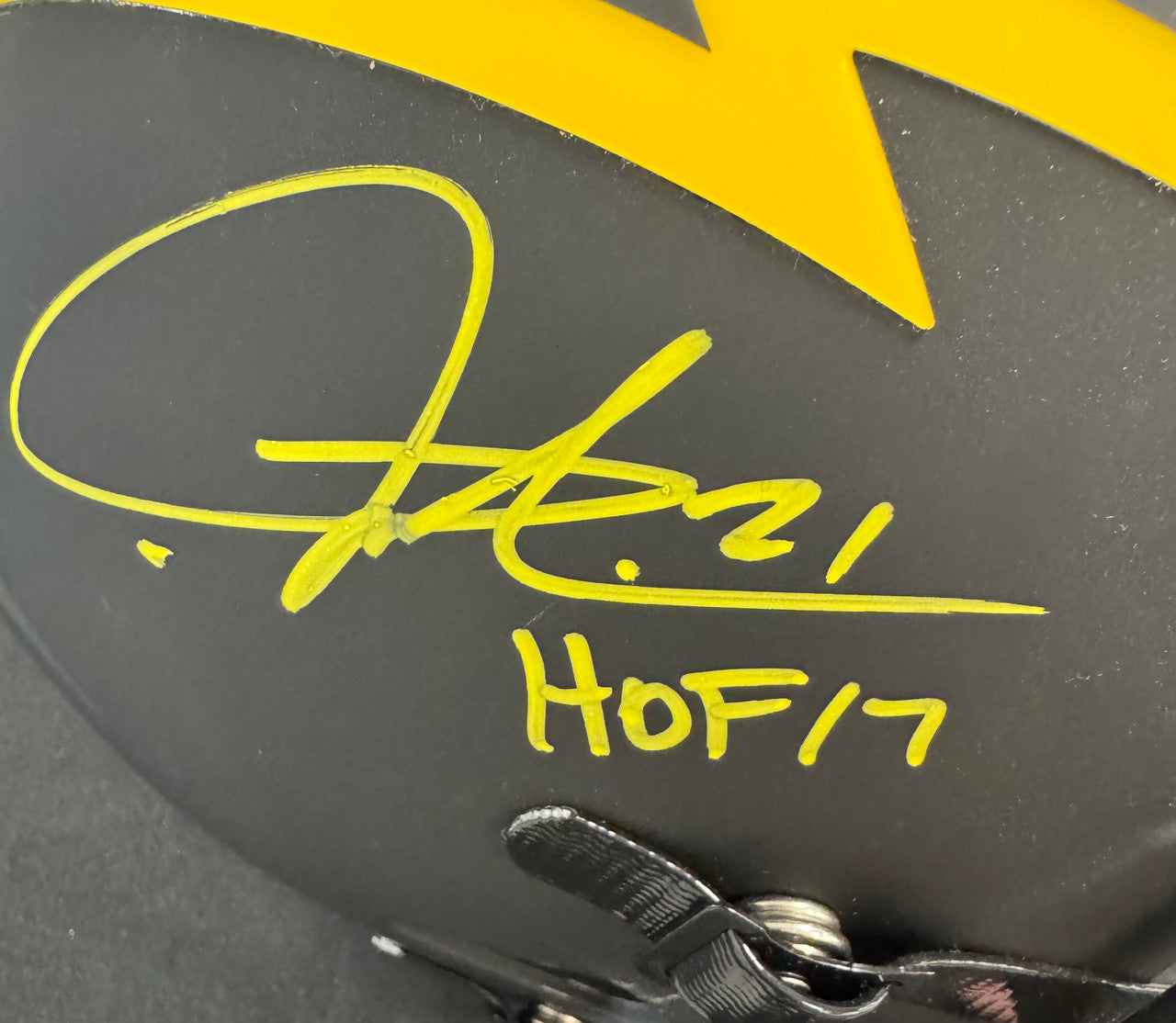 LaDainian Tomlinson Signed Autographed Eclipse Chargers FS Rep Helmet Beckett