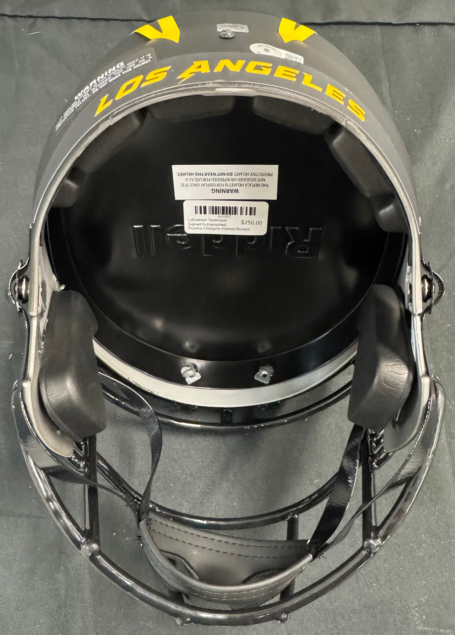 LaDainian Tomlinson Signed Autographed Eclipse Chargers FS Rep Helmet Beckett