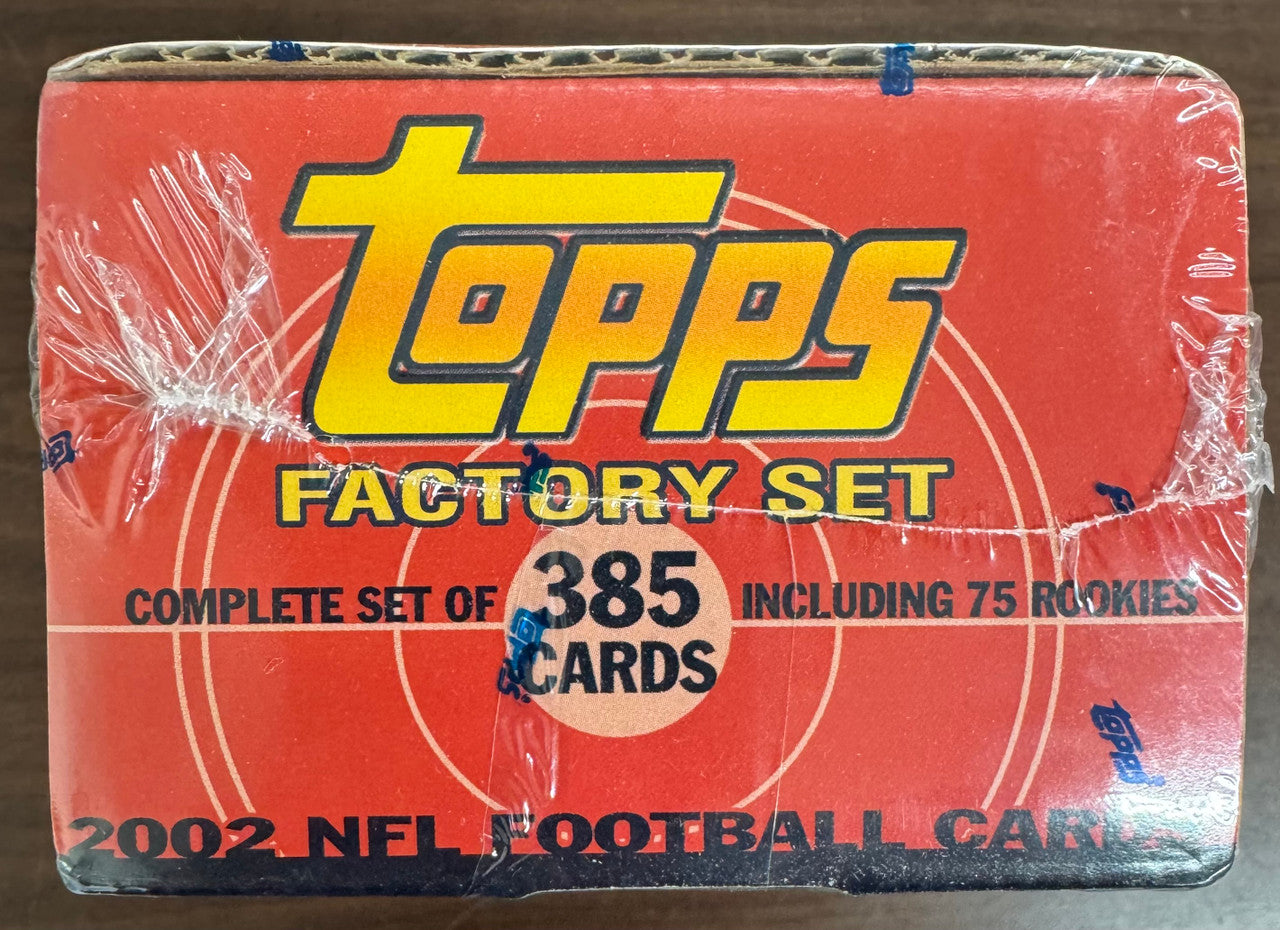 2002 Topps Football Complete Set Factory Sealed