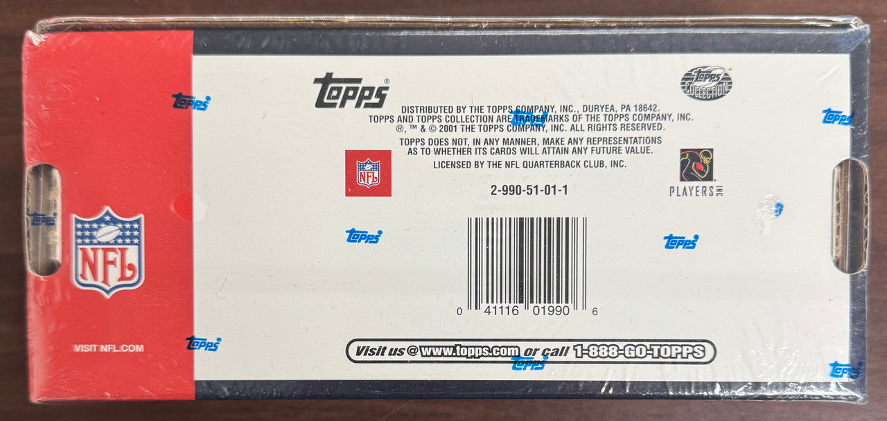 2001 Topps Football Complete Set Factory Sealed