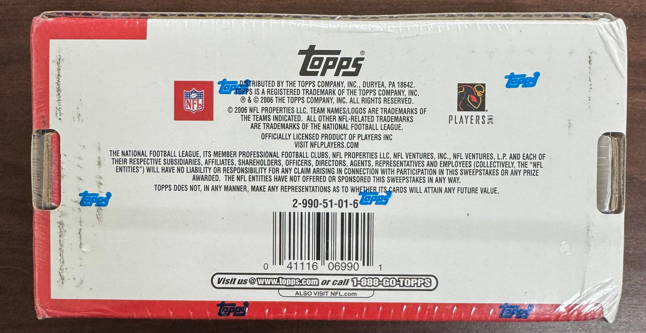 2006 Topps Football Complete Set Factory Sealed