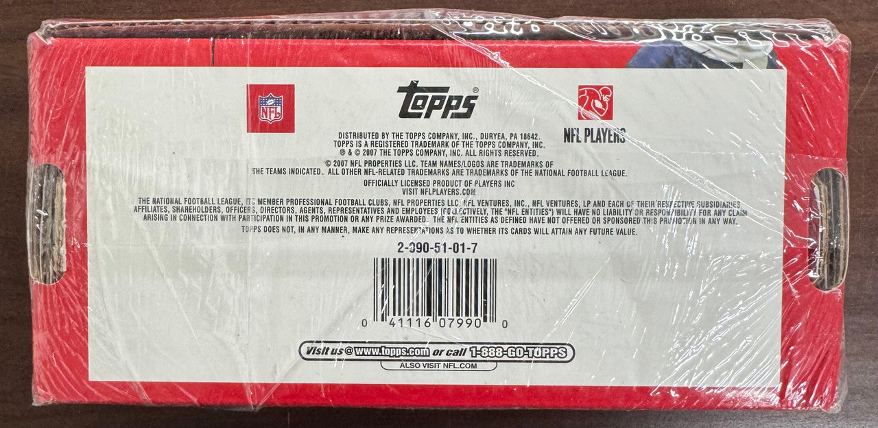 2007 Topps Football Complete Set Factory Sealed