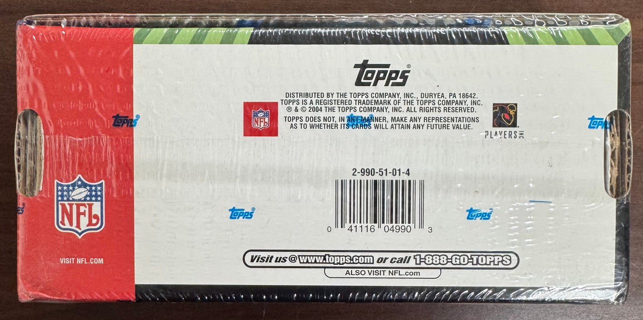 2004 Topps Football Complete Set Factory Sealed