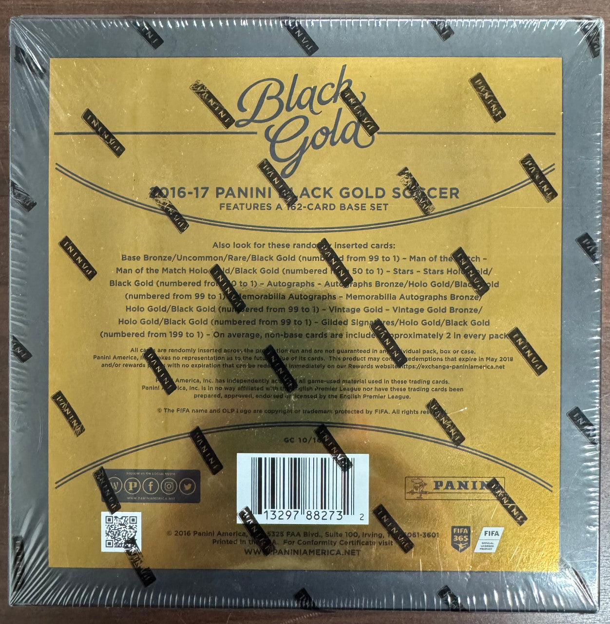 2016/17 Panini Black Gold Soccer Hobby Box