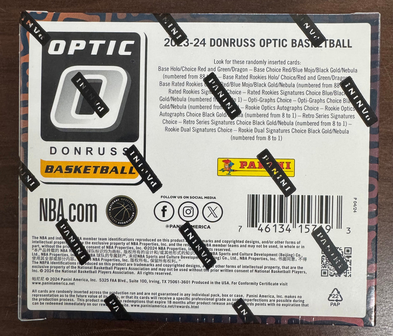 2023/24 Panini Donruss Optic Choice Basketball Box