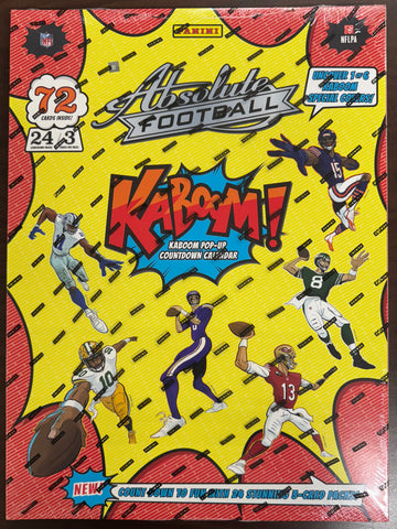 2024 Panini Absolute Football KABOOM! Countdown Calendar