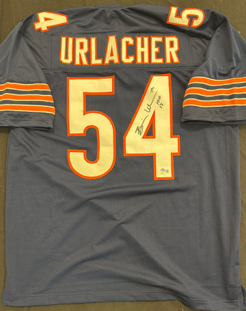 Brian Urlacher Signed Autographed Inscribed Custom Bears Jersey Beckett Witness