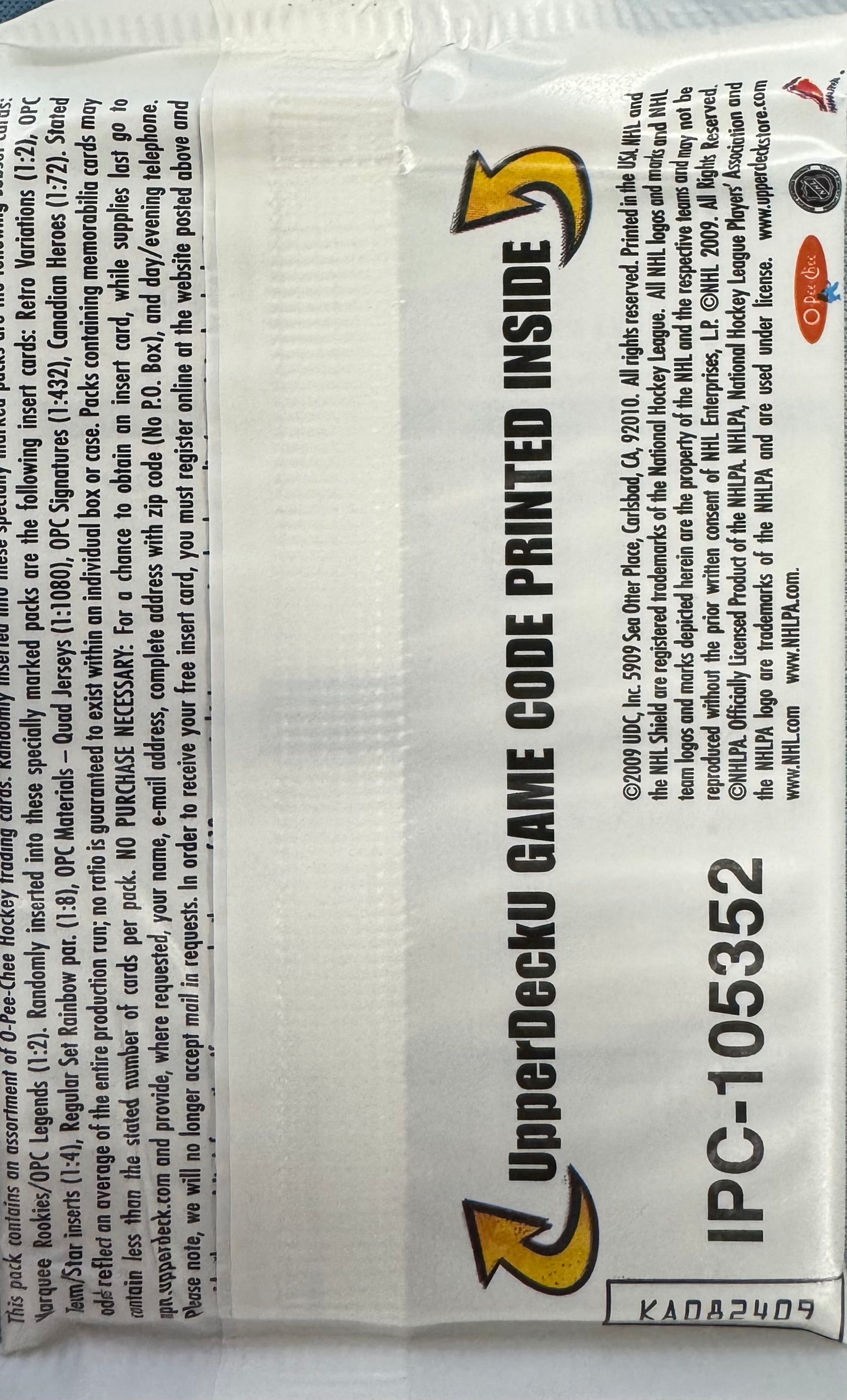 2009/10 O-Pee-Chee Hockey Blaster Pack