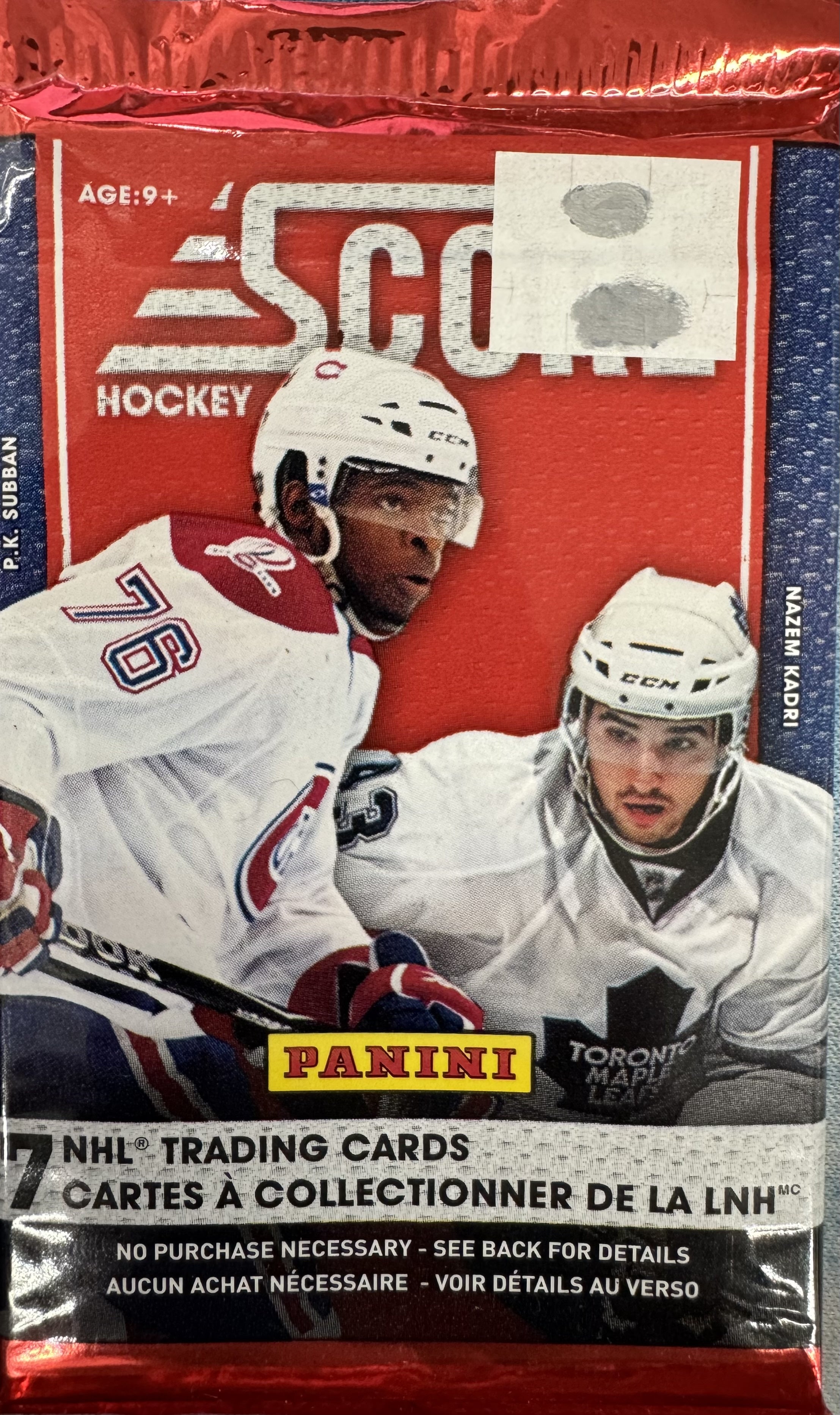2010/11 Score Hockey Retail Pack