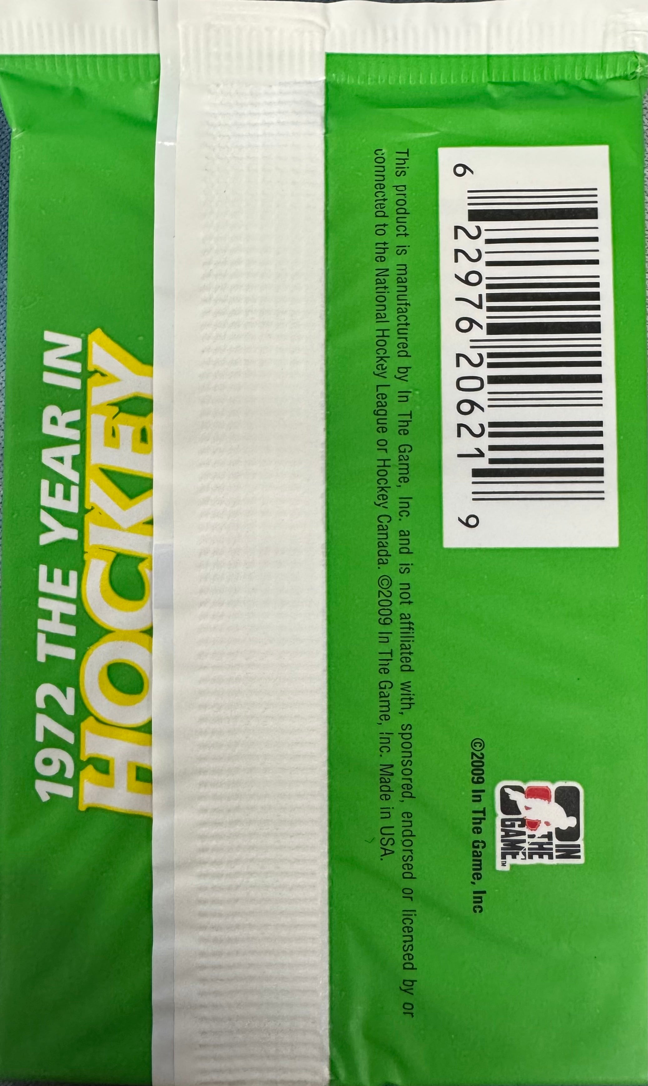 2009 ITG 1972 The Year in Hockey Retail Pack