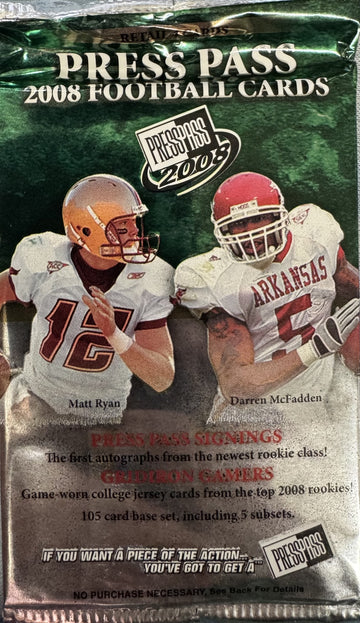2008 Press Pass Football Retail Pack