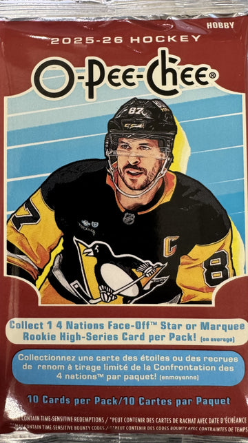 2025-26 Upper Deck O-Pee-Chee Hockey Hobby Pack