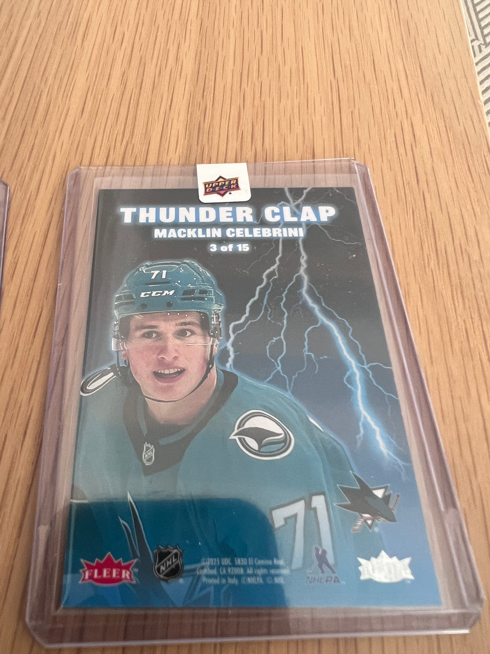 2025 Upper Deck CDD Fleer Ultra Thunder Clap 5 Card Complete Set