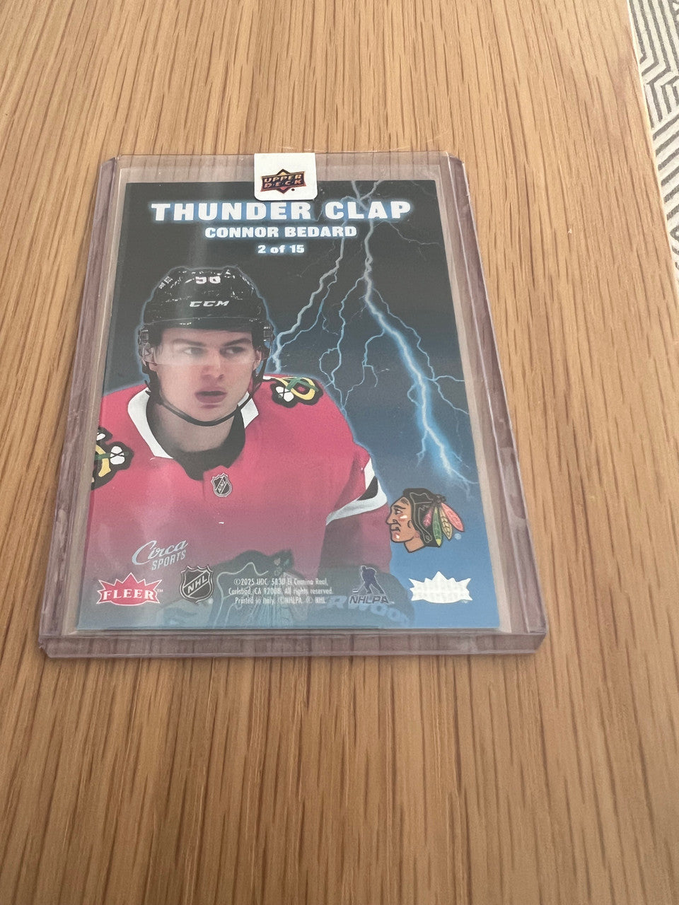 2025 Upper Deck CDD Fleer Ultra Thunder Clap 5 Card Complete Set