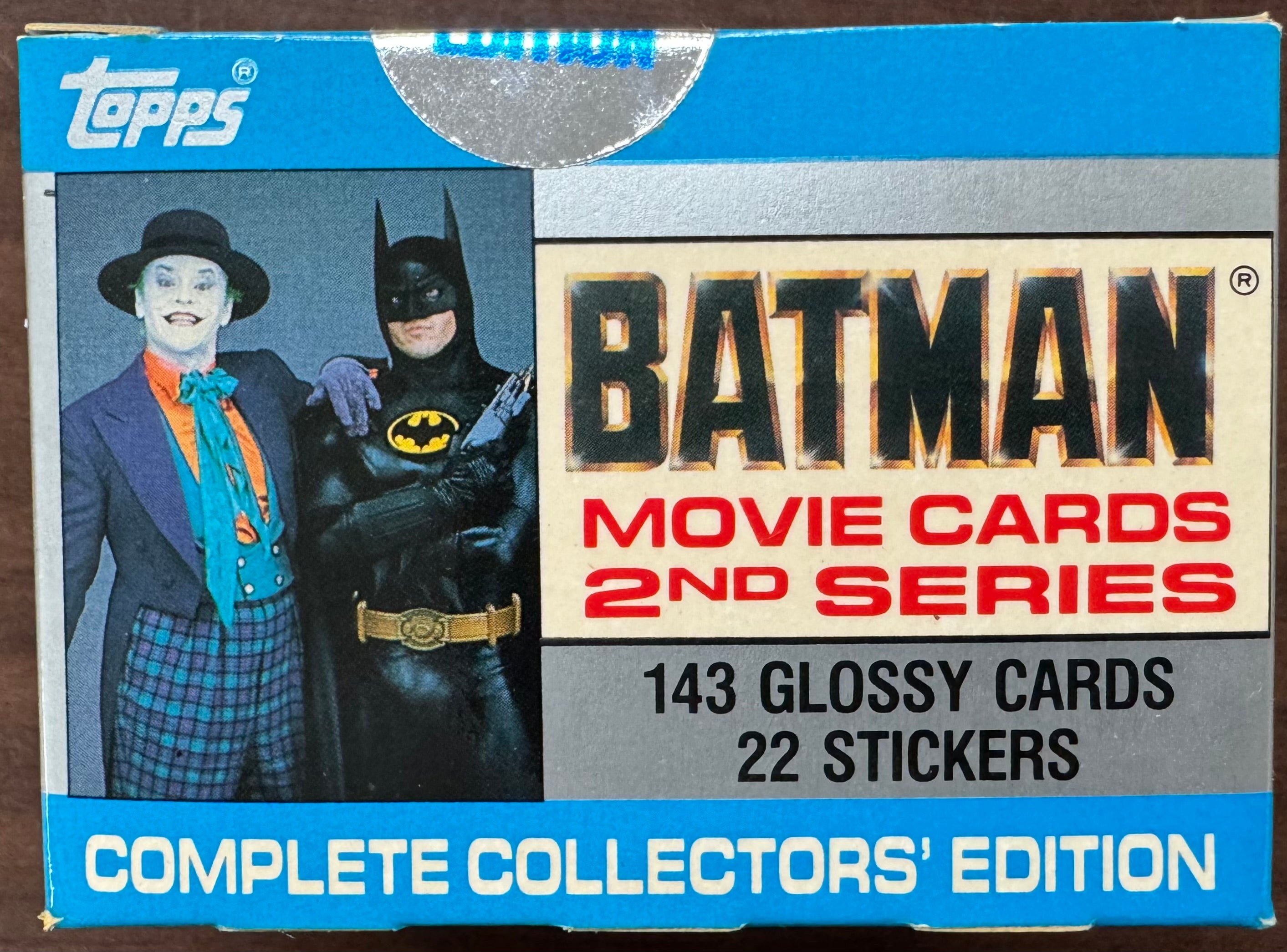 1989 Topps Batman The Movie Series 2 Limited Edition Factory Sealed