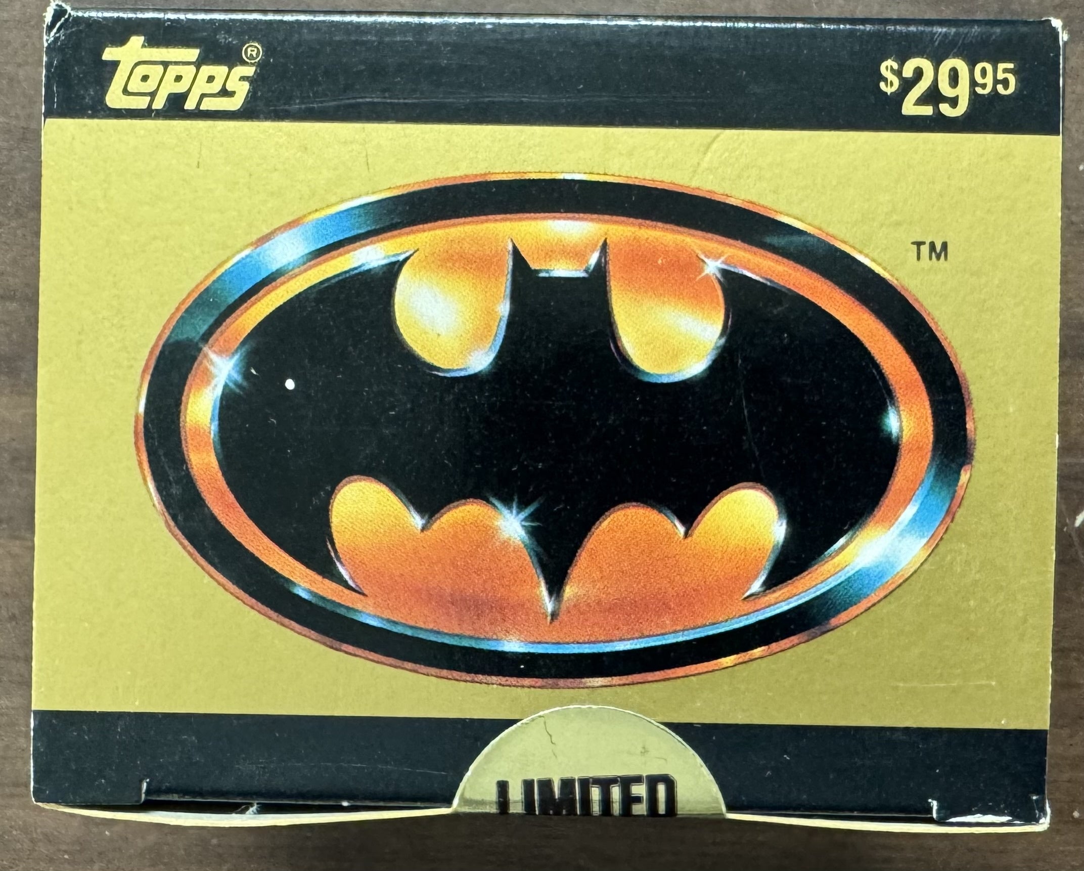 1989 Topps Batman The Movie Series 1 Limited Edition Factory Sealed