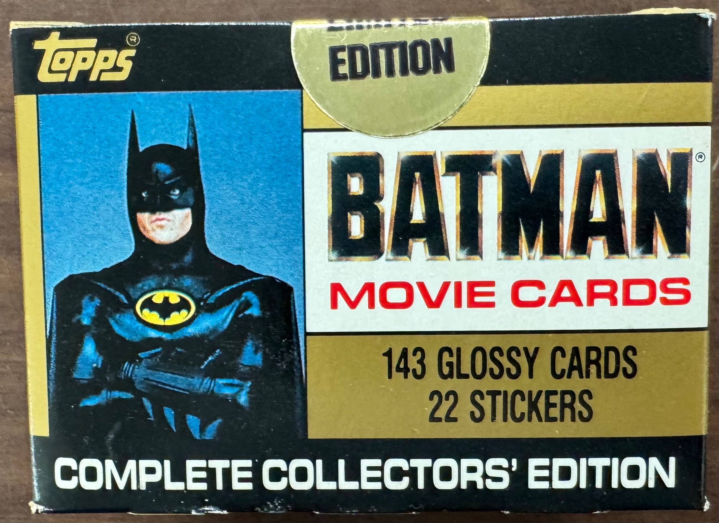 1989 Topps Batman The Movie Series 1 Limited Edition Factory Sealed