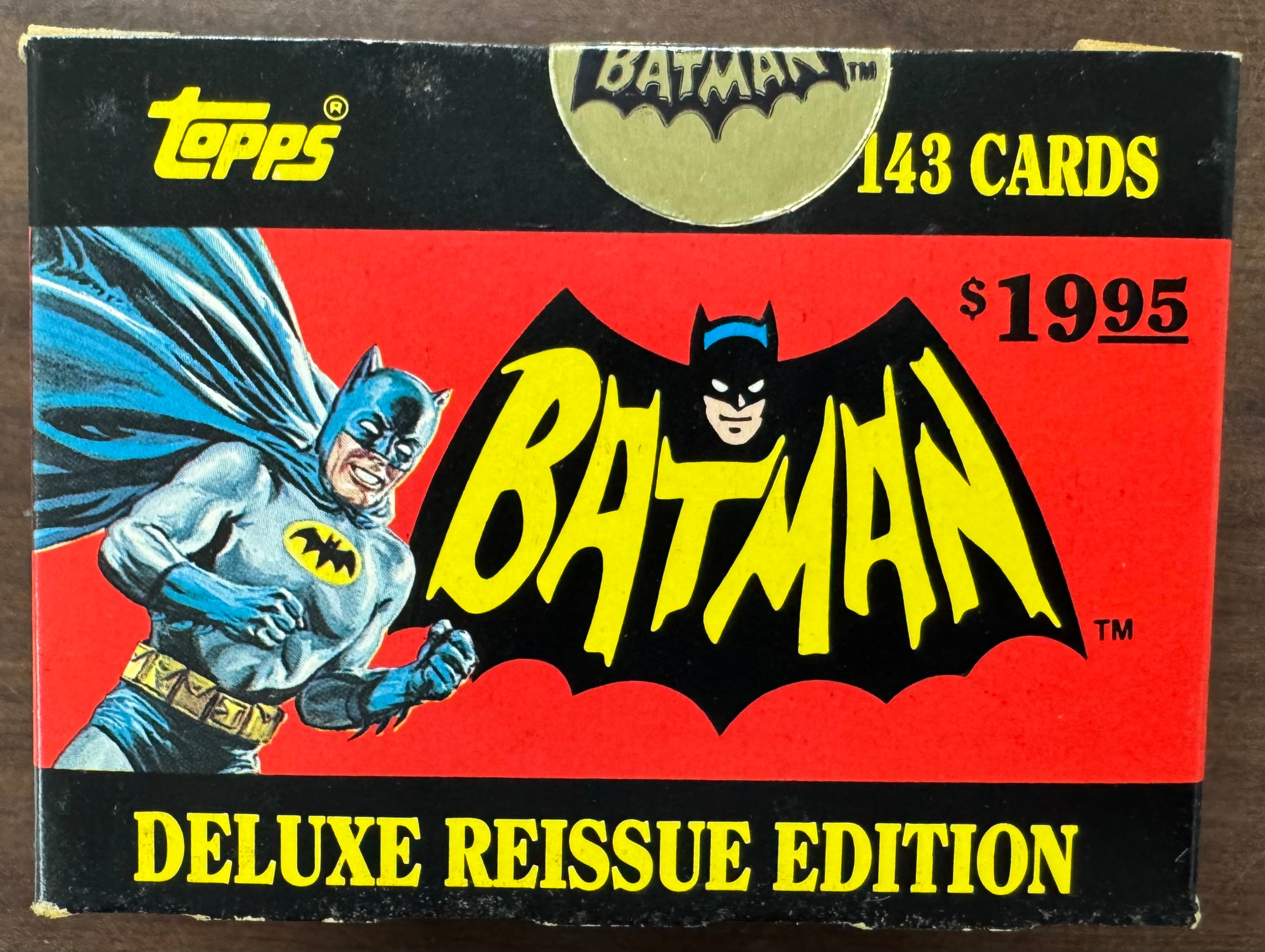 1989 Topps 1966 Batman Set Deluxe Reissue Edition Factory Sealed